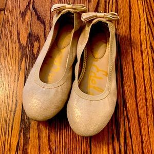 Sam Edelman Girls shimmery ballet flats